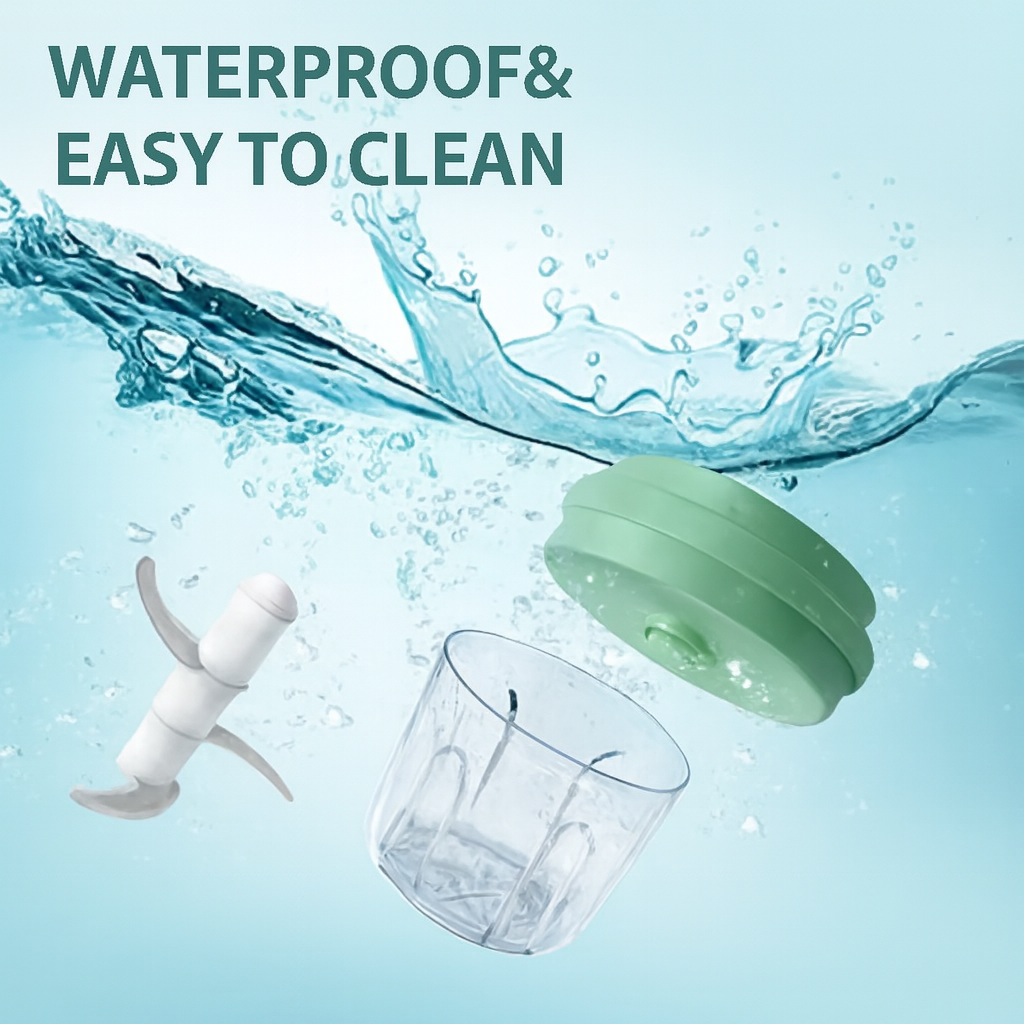 4 in 1 Portable Electric Vegetable Cutter Set