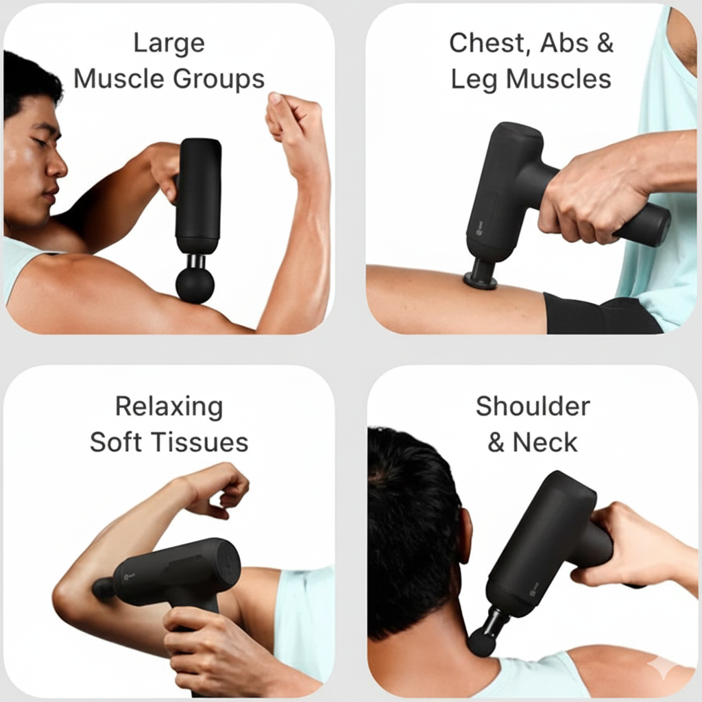 Quick Relief Muscle Massage Gun – Deep Tissue Pain Relief